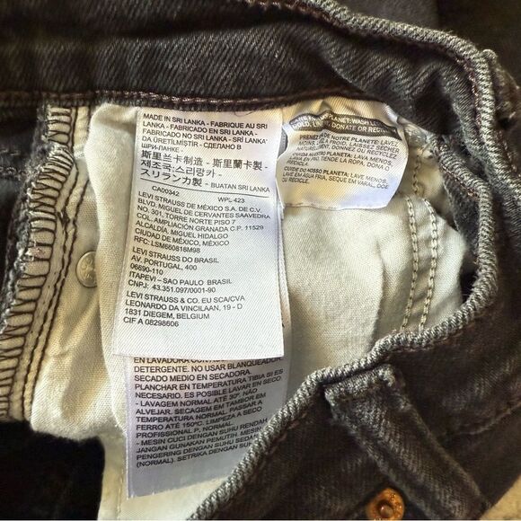 Black Levi Strauss & Co Wedgie Skinny Jeans - Picture 4 of 6